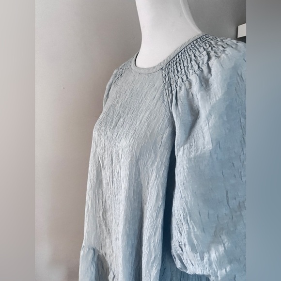 Club Monaco Blue CLOUD mini Dress size Large - Picture 8 of 13